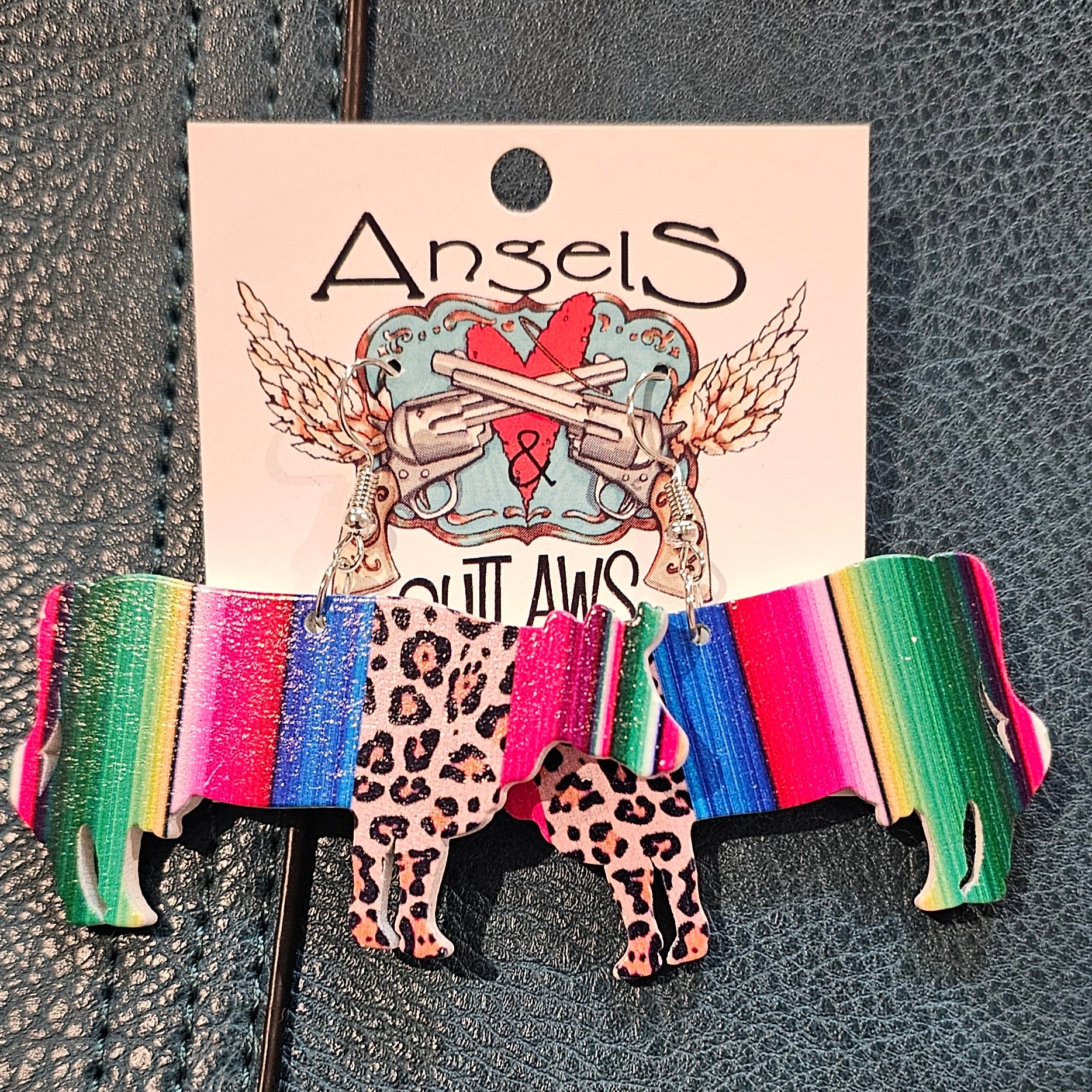 The Serape Heifer Earrings